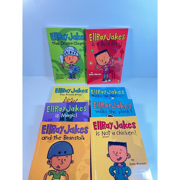 The Ellray Jakes Collection 8 Softback Book Set By Sally Warner - Picture 2 of 5